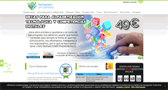 Desktop Screenshot of formacionsinbarreras.com
